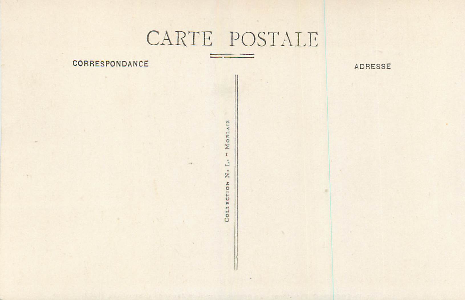 CPA 14 st thegonnec (finistere) le sepulcre oeuvre jacques lespaignol (1702) — Rückseite