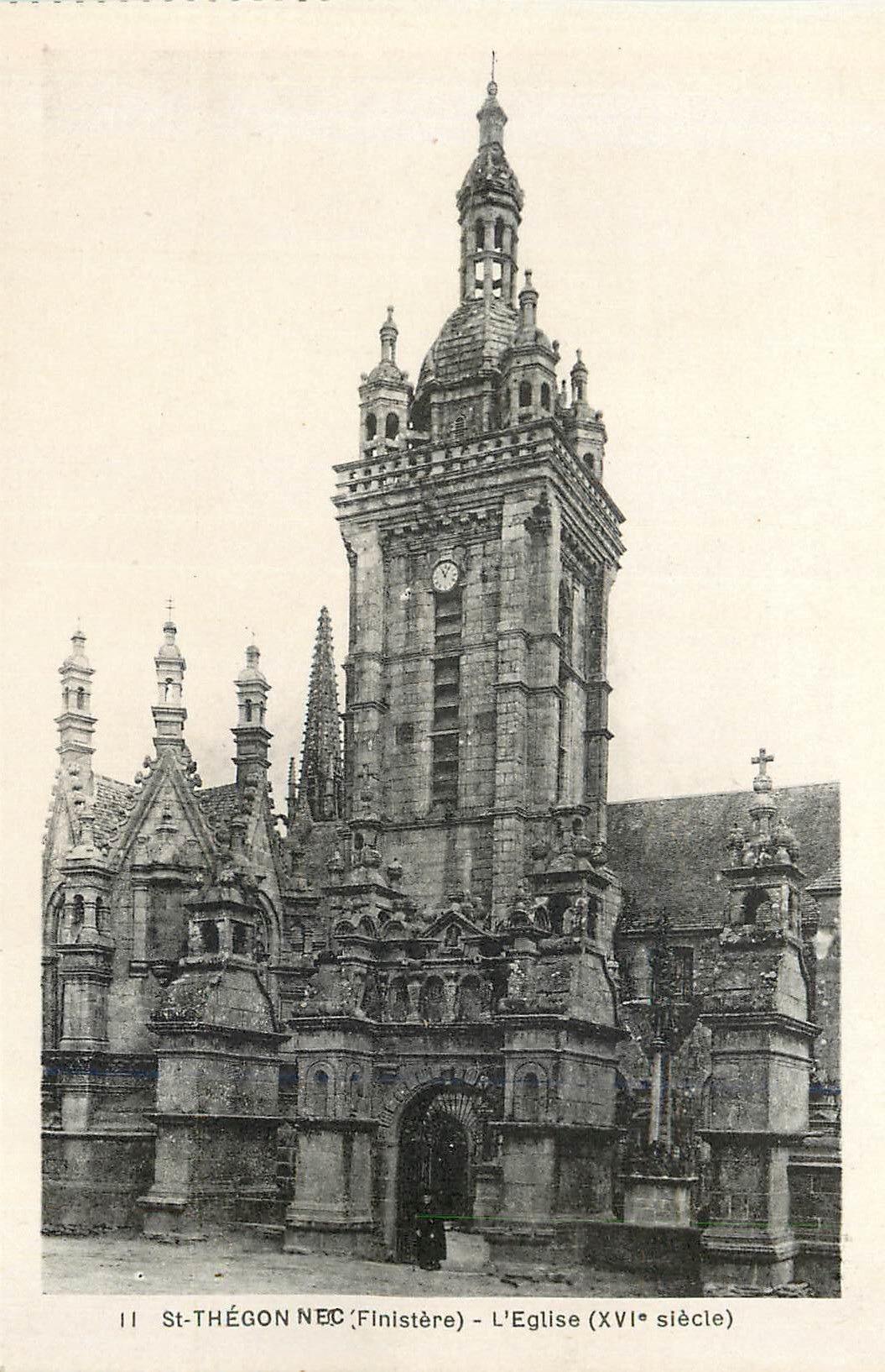 St-Thégonéc (Finistère) — L'Église (XVIe siècle) — Collection L. McBlair