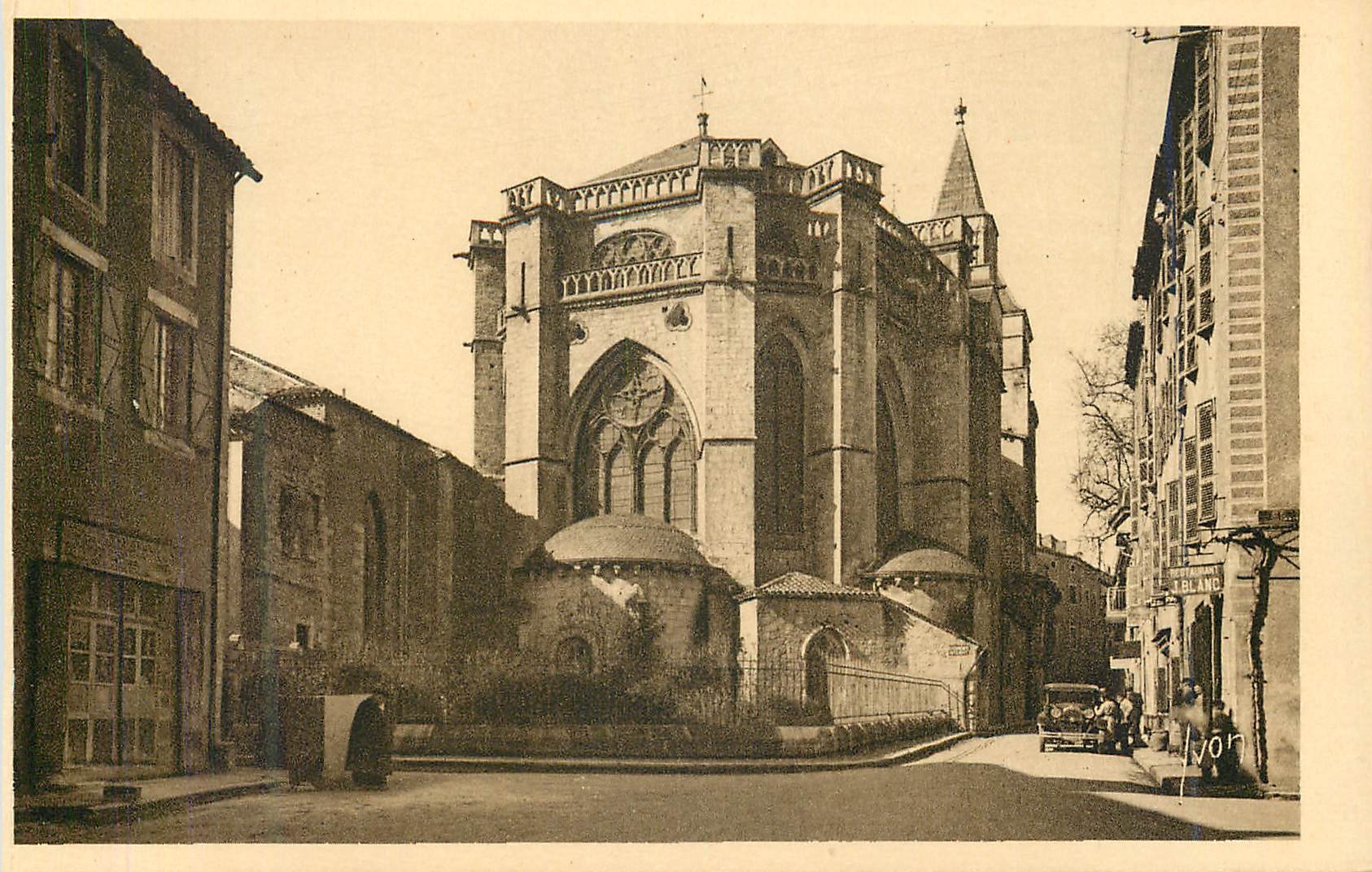 CPA La douce france 4 cahors (lot) abside de la cathedrale saint etienne