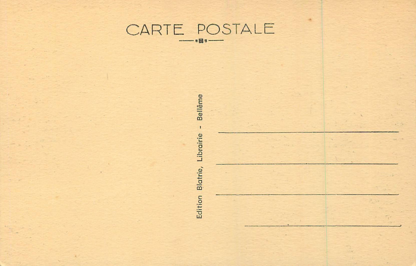CPA Le perche pittoresque 13 foret de belleme (orne) route de montagne — Rückseite