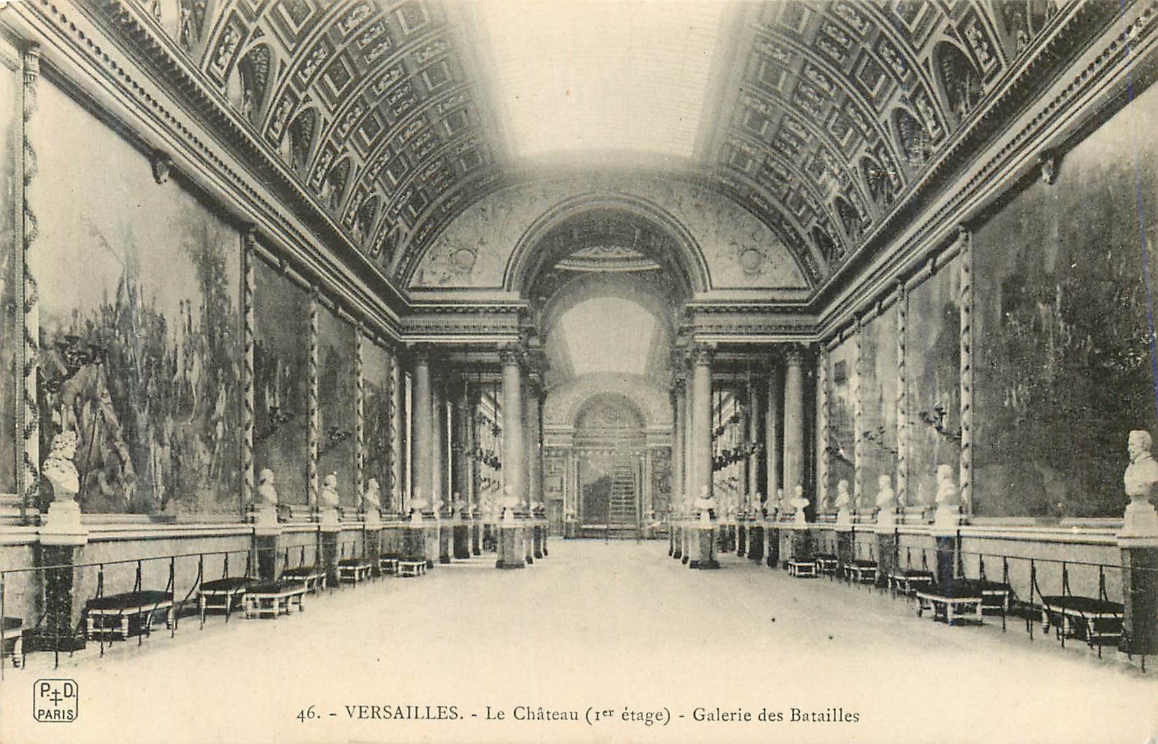 Versailles — Le Château (1er étage) - Galerie des Batailles — P.±D. PARIS n°46