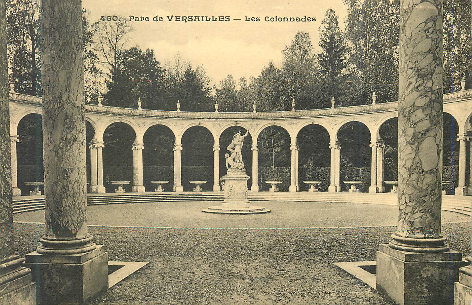 CPA 460 parc de versailles les colonnades
