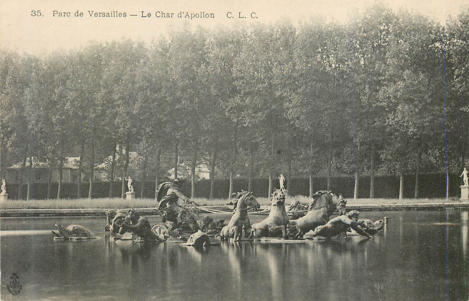 Parc de Versailles — Le Char d'Apollon — C. L. C. n°35