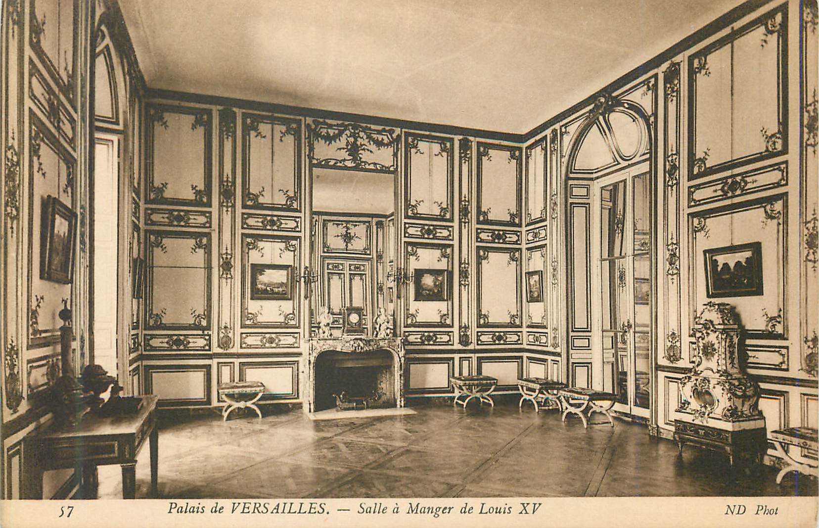 CPA 57 palais de versailles salle a manger de louis xv