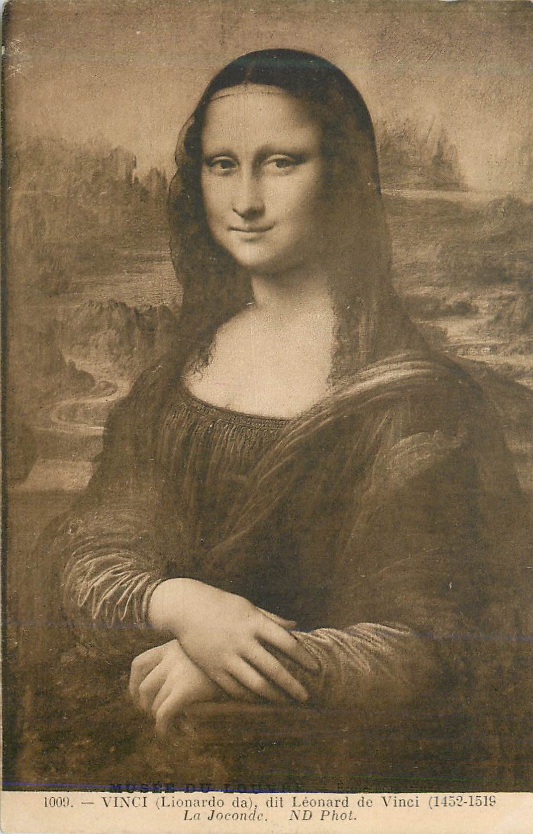 CPA 1009 vinci (lionardo da) dit lionardo de vinci  (1452 1519) la jaconde Leonard de Vinci Joconde