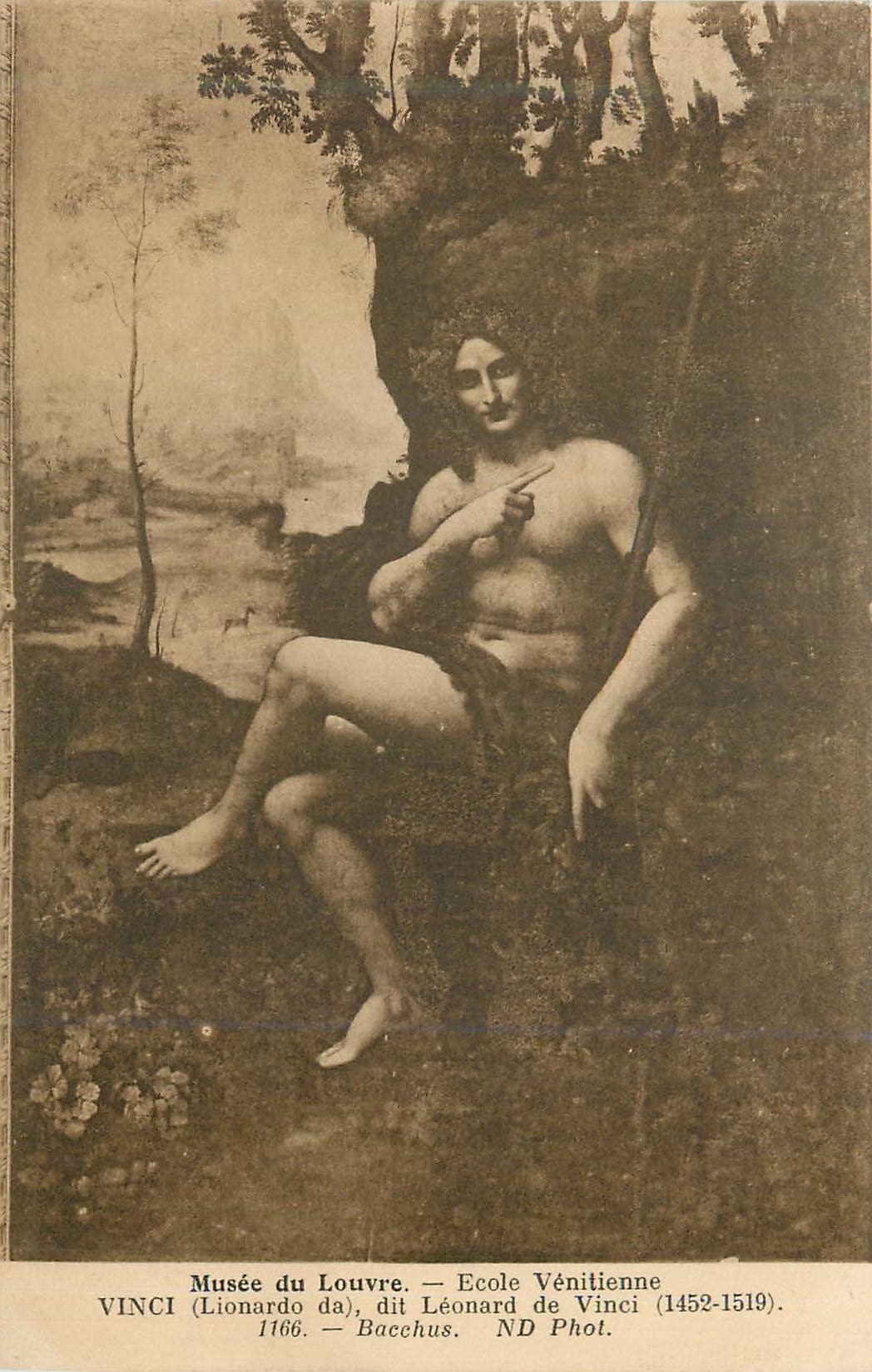 CPA Musee du louvre ecole venitienne vinci (lionardo da) dit leonard de vinci (1452 1519)