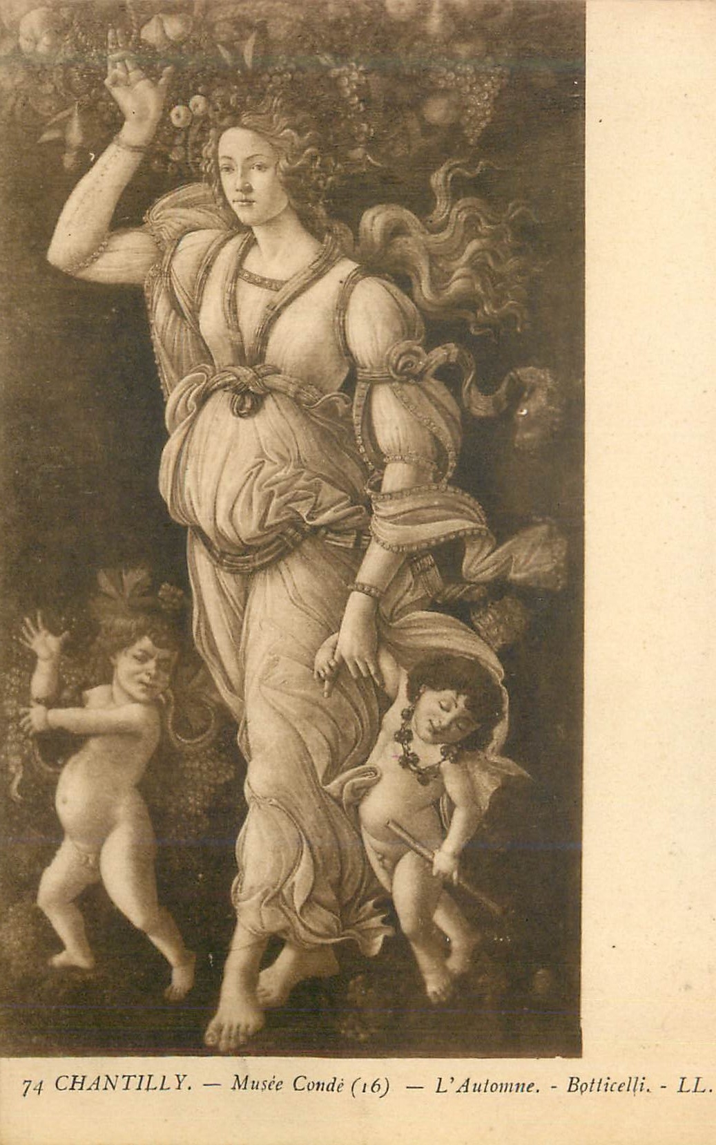 CPA 74 chantilly musee conde (16) l automne botticelli