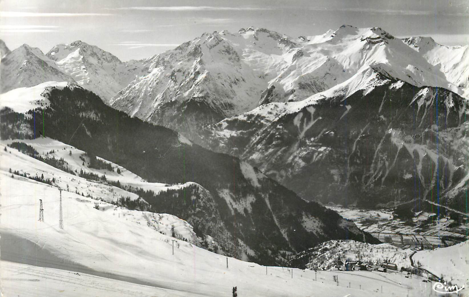 L'Alpe-d'Huez (Isère), H. 1850 m. — Wintersport — Verlag Combiér, Nr. 000