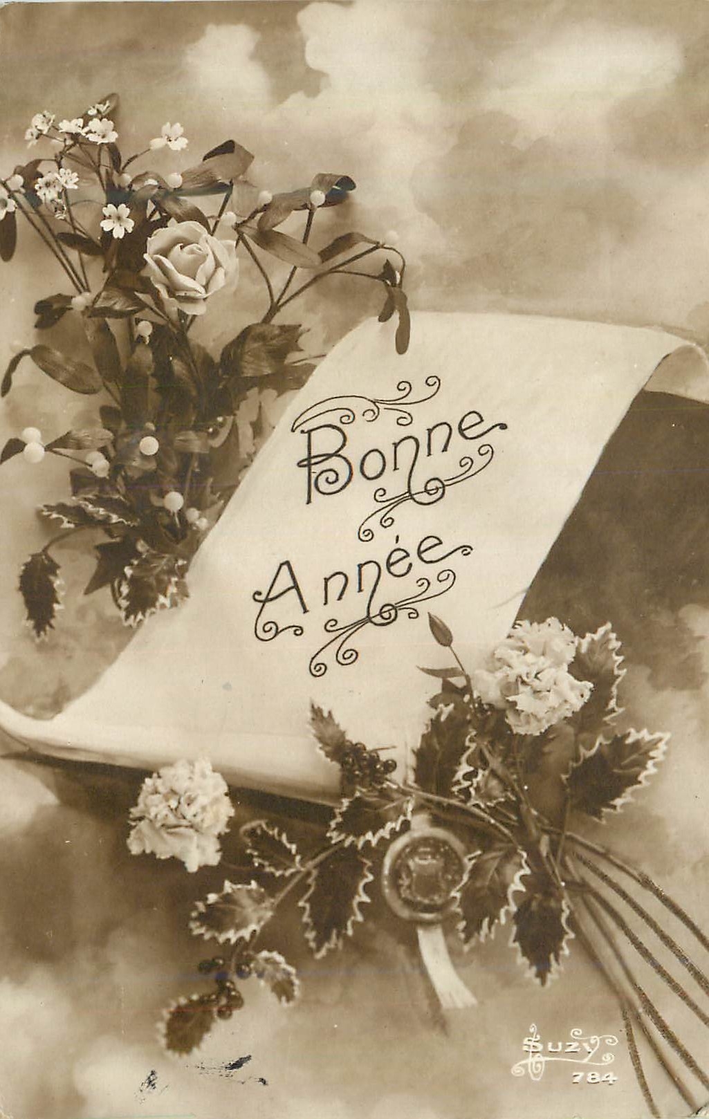 CPA Bonne annee