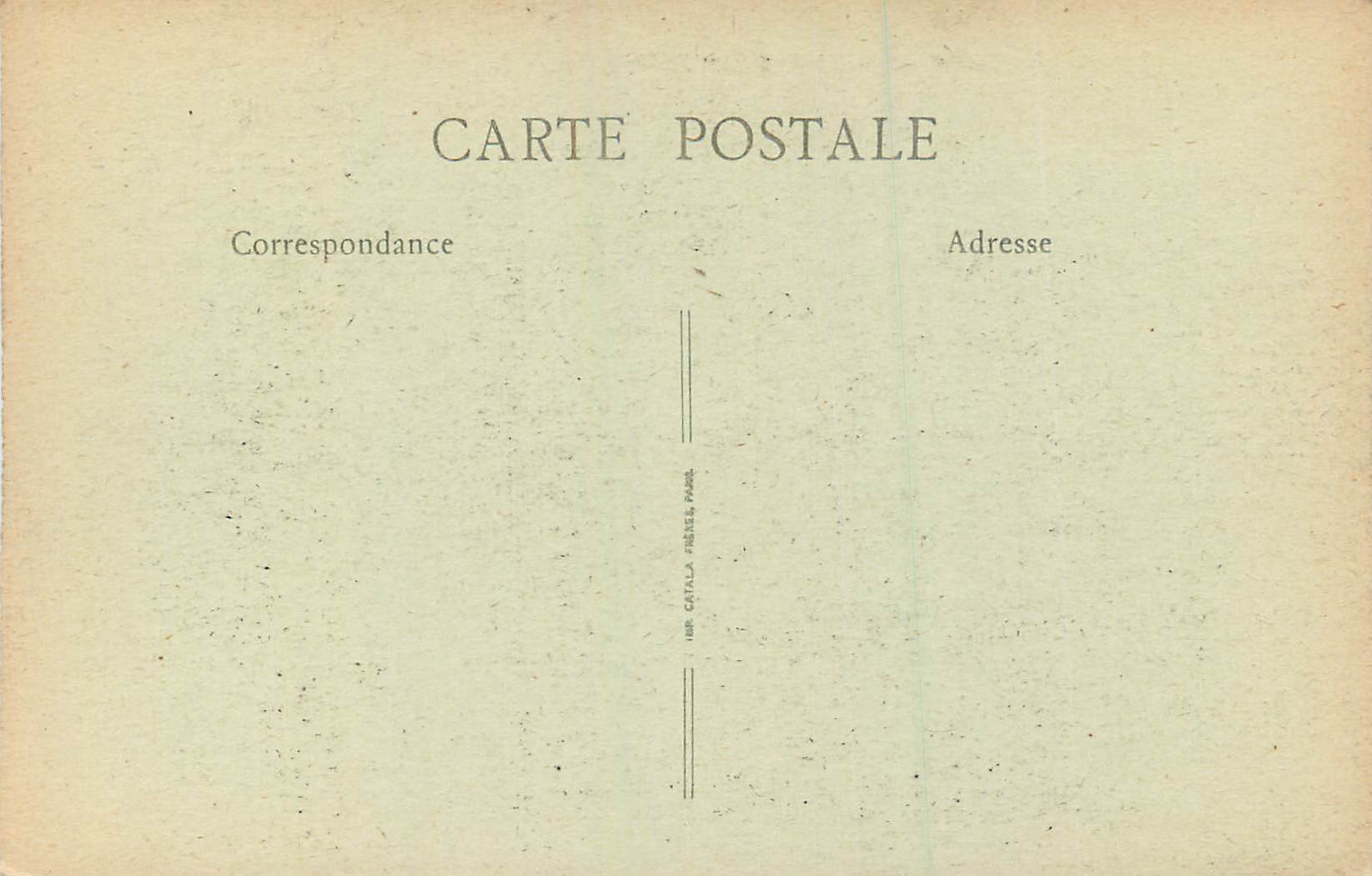 CPA 213 lyon le coteau de sainte foy — Verso