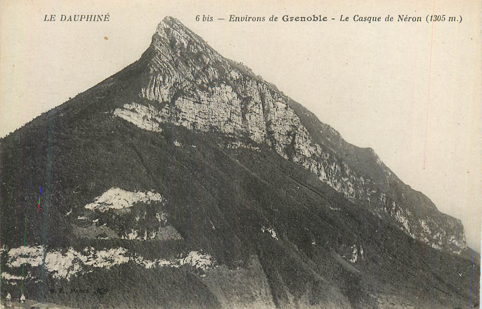 CPA Le dauphine 6 bis de grenoble le casque de neron (1305 m)
