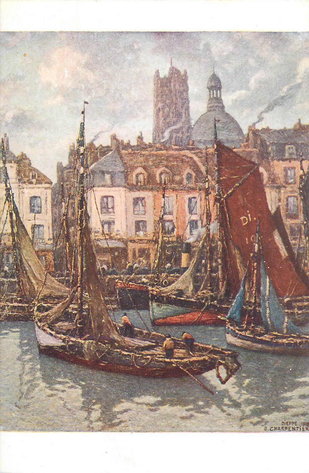 CPA Salon de paris g charpentier pinxit Bateaux de peche