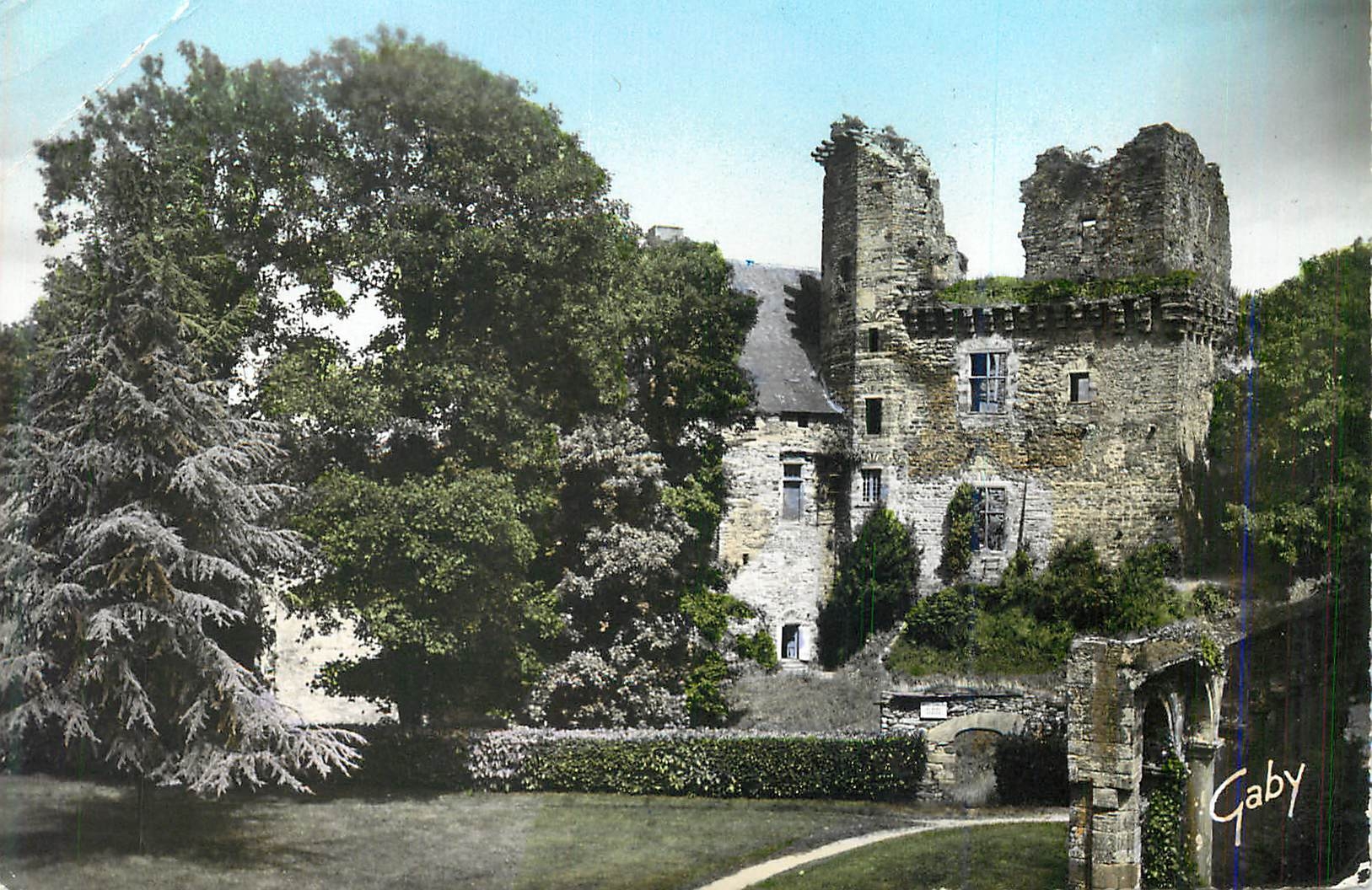 CPM 56 chateaubriant (l atl) ruines du chateau fort (xi siecle)