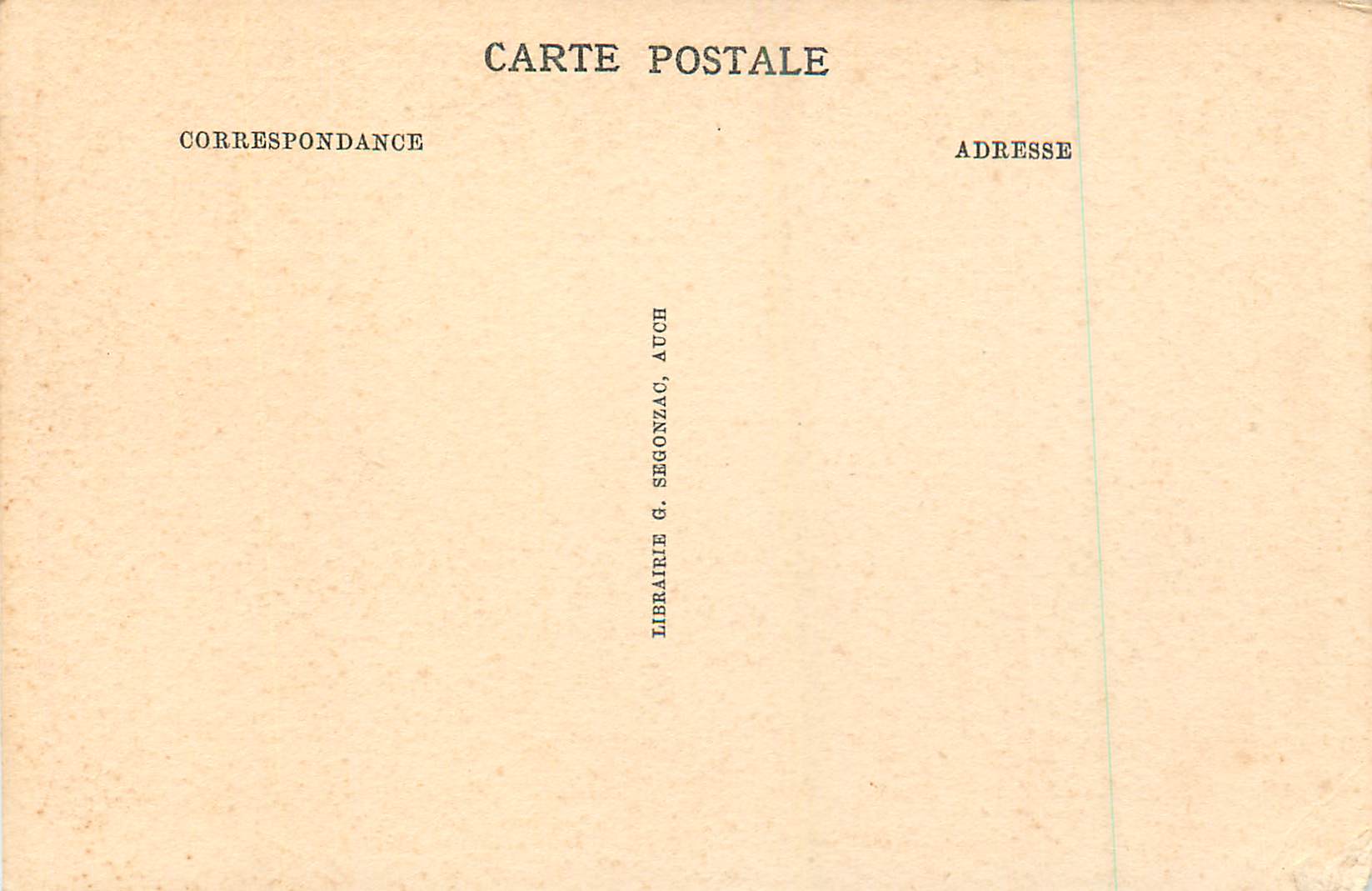 CPA Auch basilique sainte marie le choeur cote sud (1520) — Rückseite