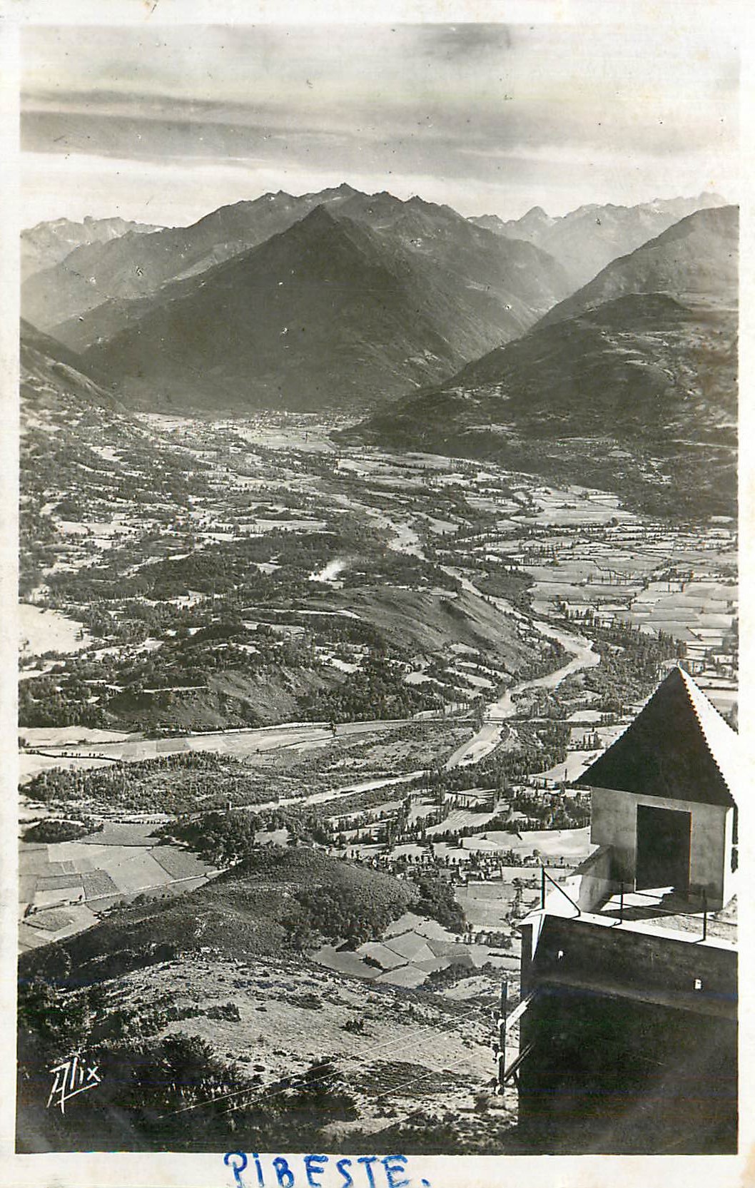 CPM 6 teleferique du pibeste 1400m gare superieure la vallee d argeles
