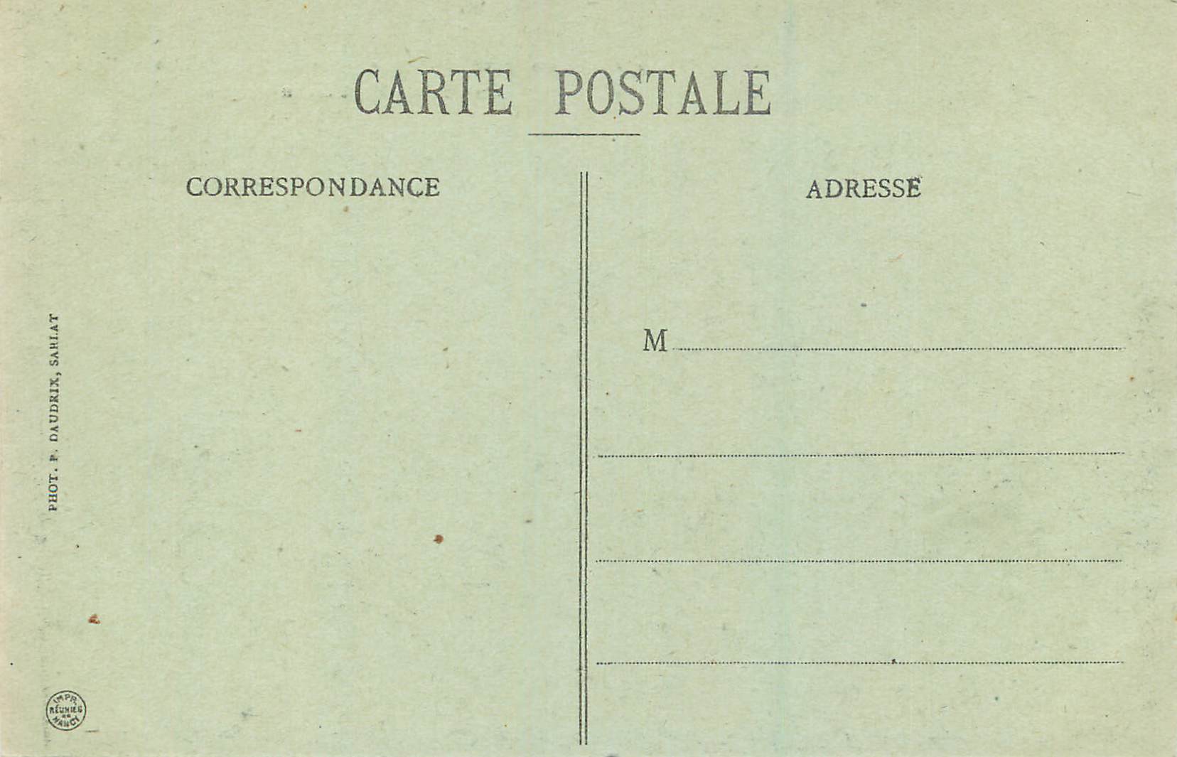 Die pittoreske Dordogne — prähistorische Station Moustier — Eingang zum Fort de la Roque — Rückseite