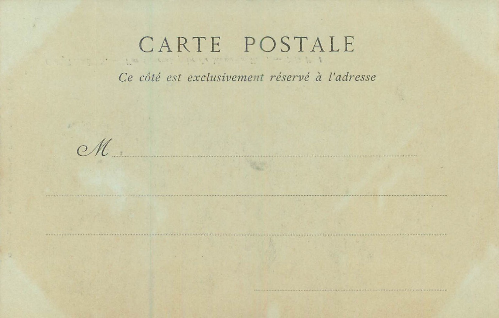 CPA Cauterets vue generale prise du mamelon vert — Rückseite