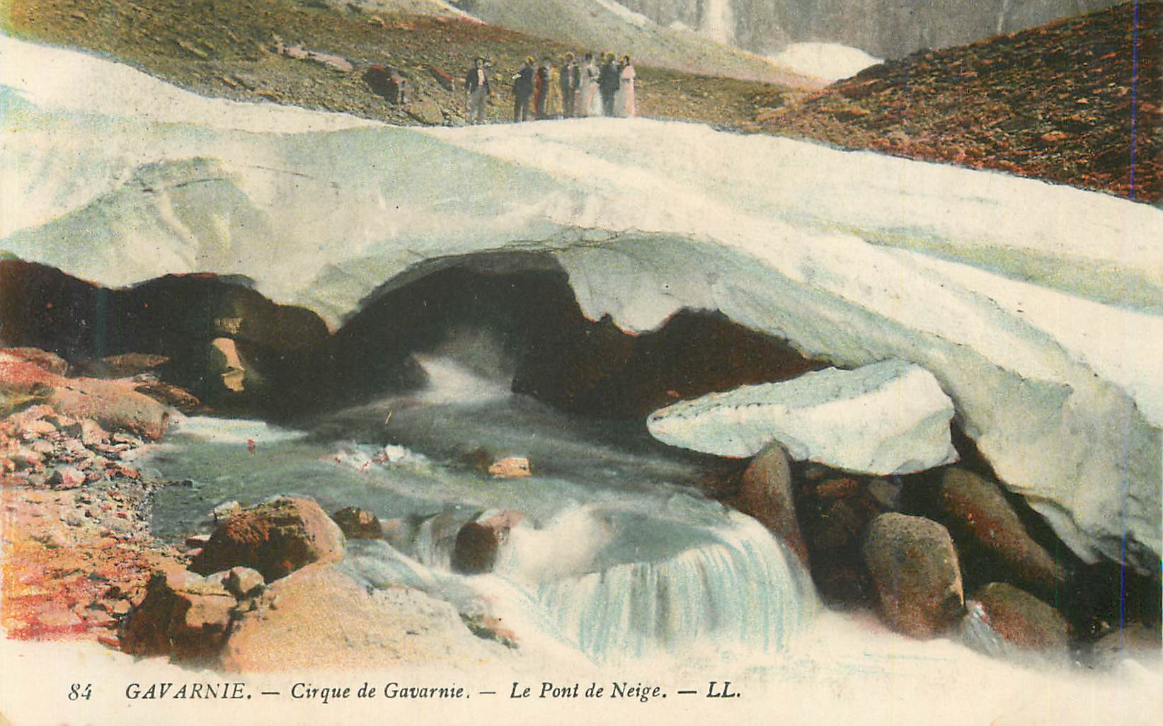 Gavarnie — Cirque de Gavarnie — Le Pont de Neige — LL.