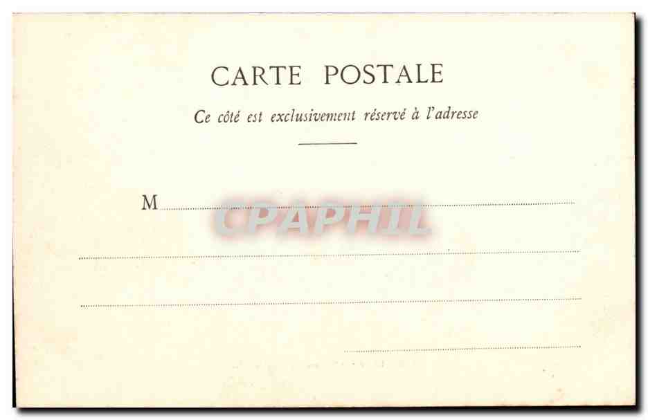 Nice - Le Port et Monument Charles Felix CPA  — Rückseite