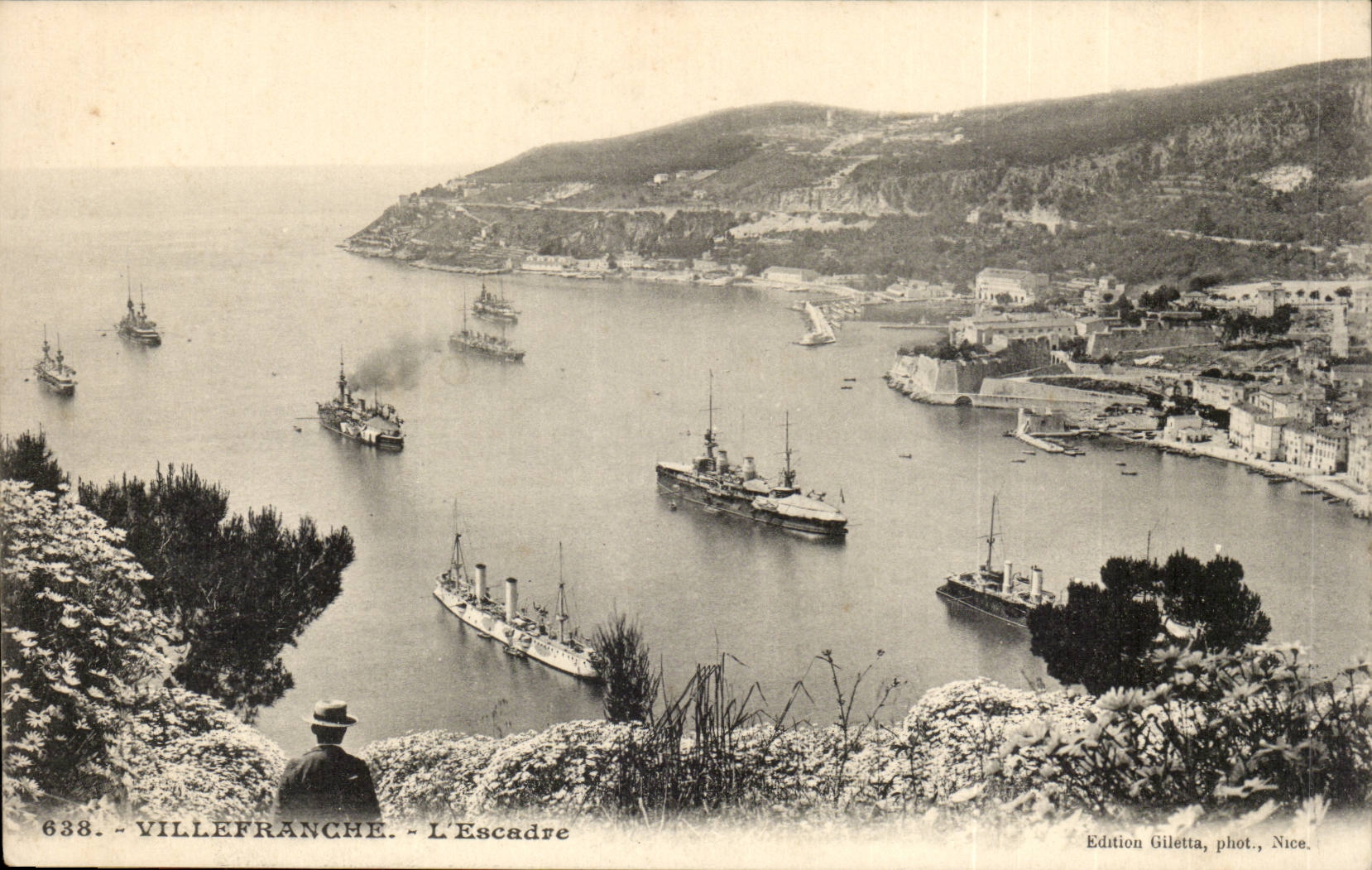 Villefranche - L'Escadre — Edition Giletta, phot., Nice, n° 638
