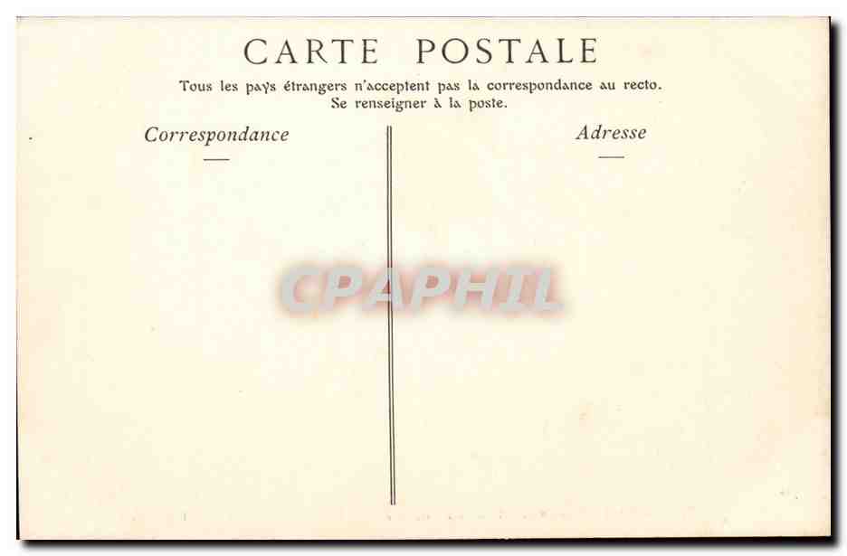 Villefranche - La Citadelle - CPA  — Rückseite