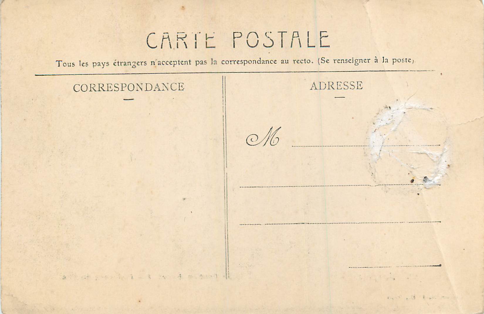 CPA Joigny Le Pont en Amont et le Faubourg du Pont — Verso