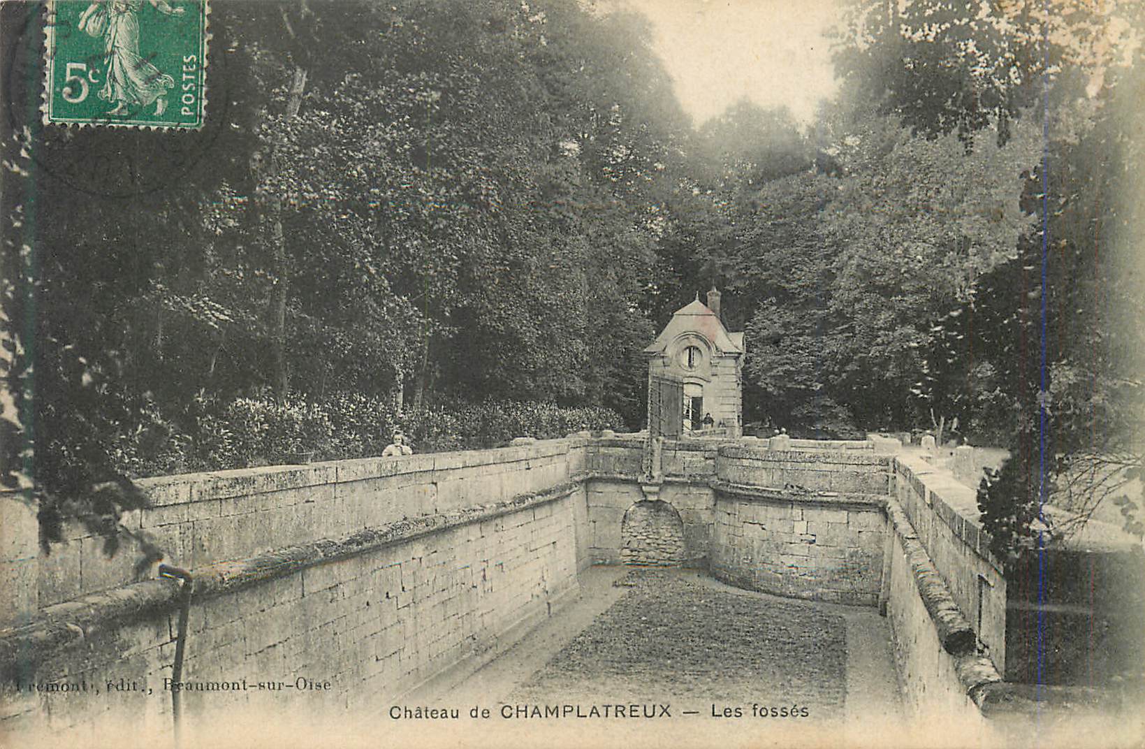 CPA Chateau de Champlatreux Les fosses 