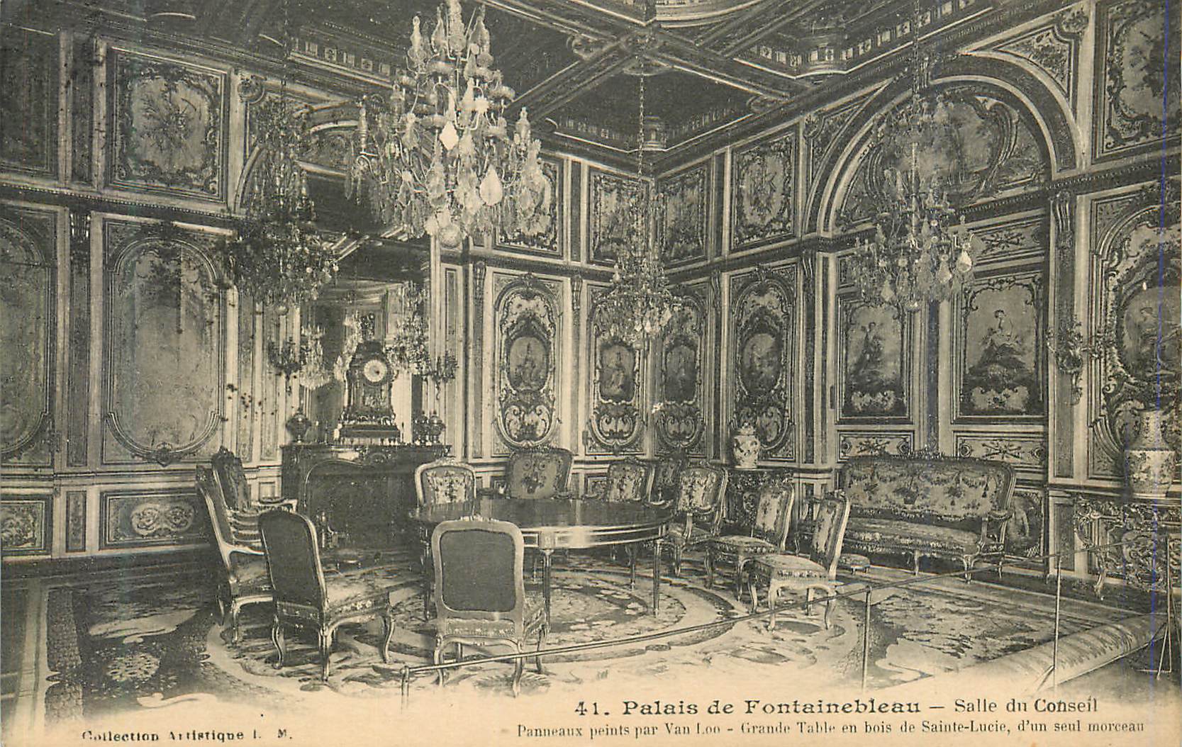 Palazzo di Fontainebleau – Sala del Consiglio — Collezione Artistica I. M. n°41