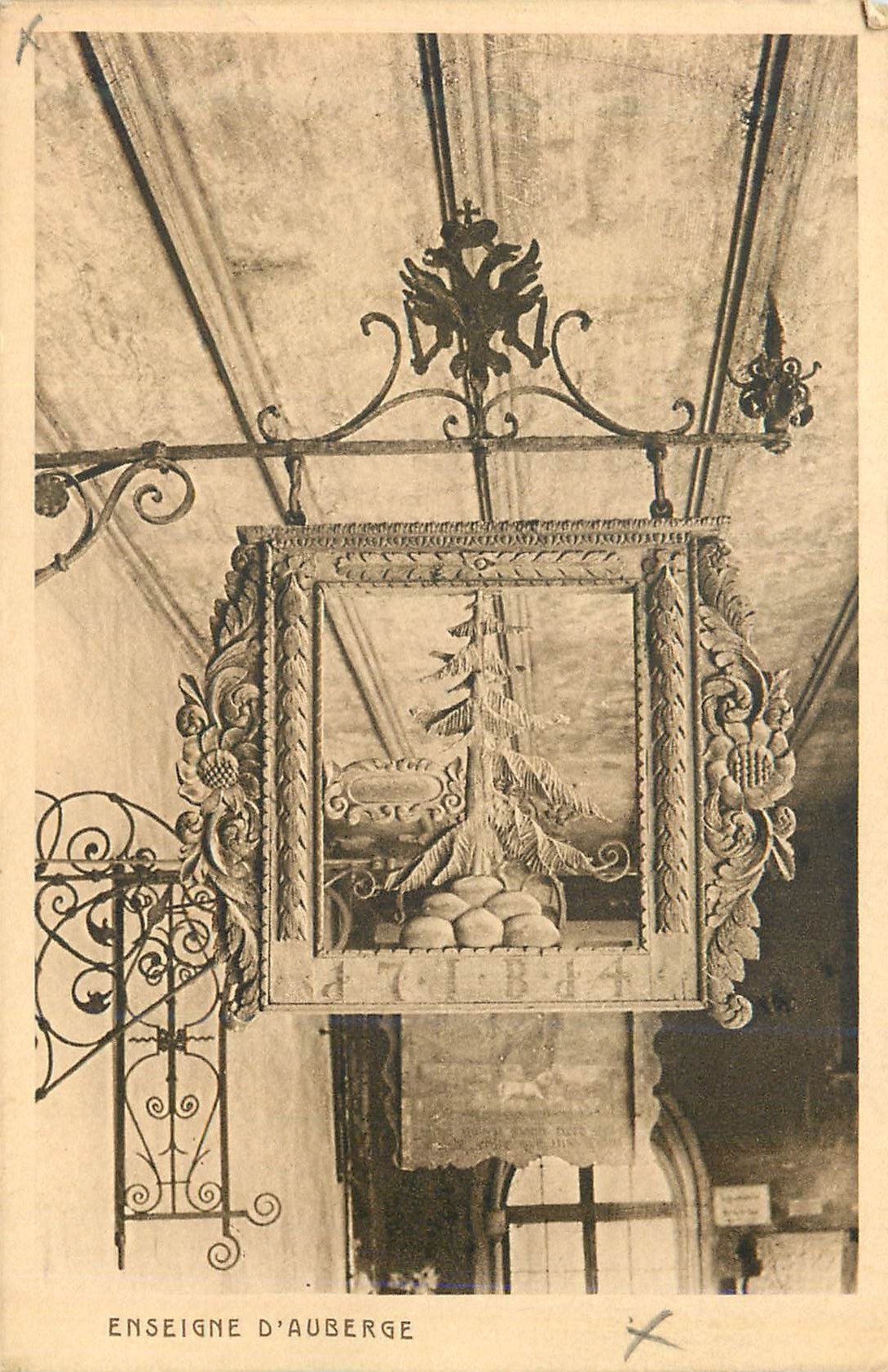 CPA Enseigne d Auberge 