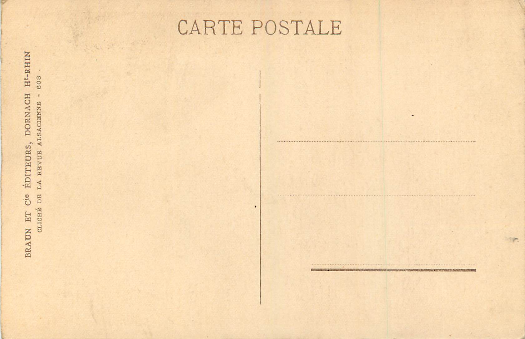 CPA Enseigne d Auberge  — Rückseite