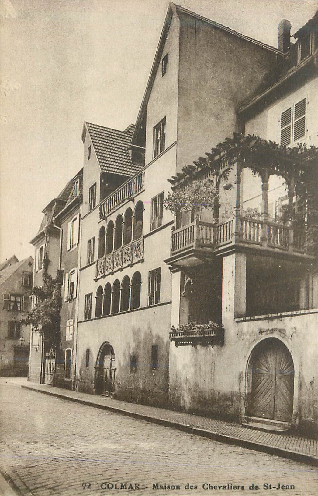 CPA Colmar Maison des Chevaliers de St Jean 