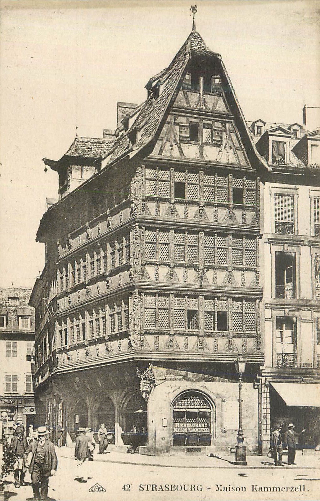 CPA Strasbourg Maison Kammerzell 