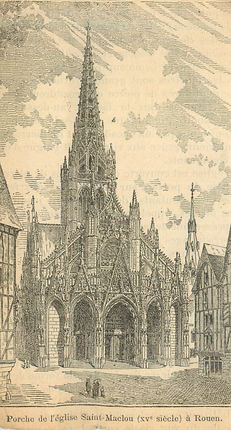Image Porche de l Eglise Saint Maclou 