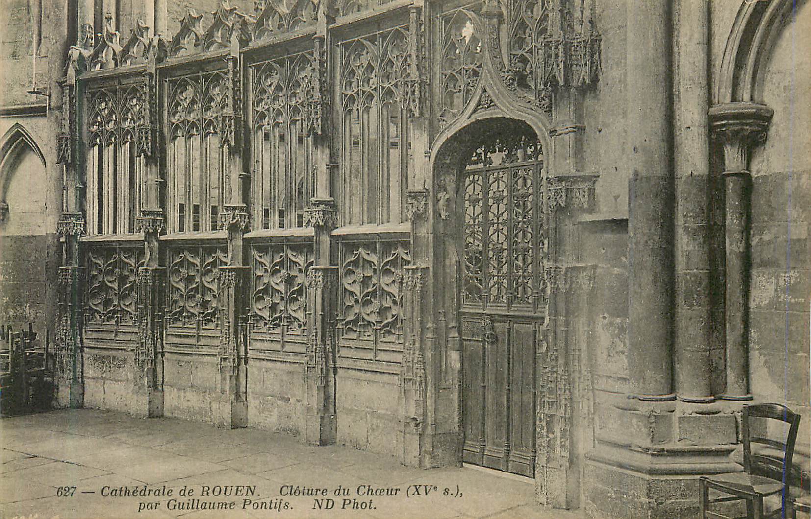 CPA Cathedrale de Rouen Cloitre du Choeur par Guillaume Pontifs 