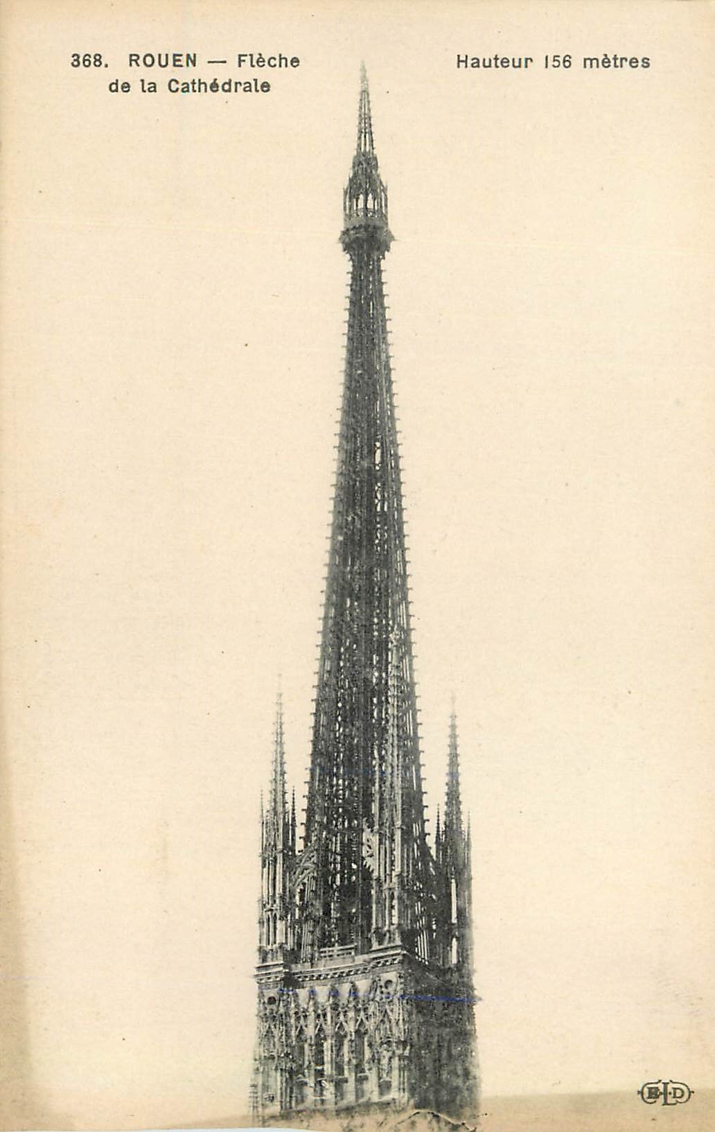 CPA Rouen Fleche de la Cathedrale 