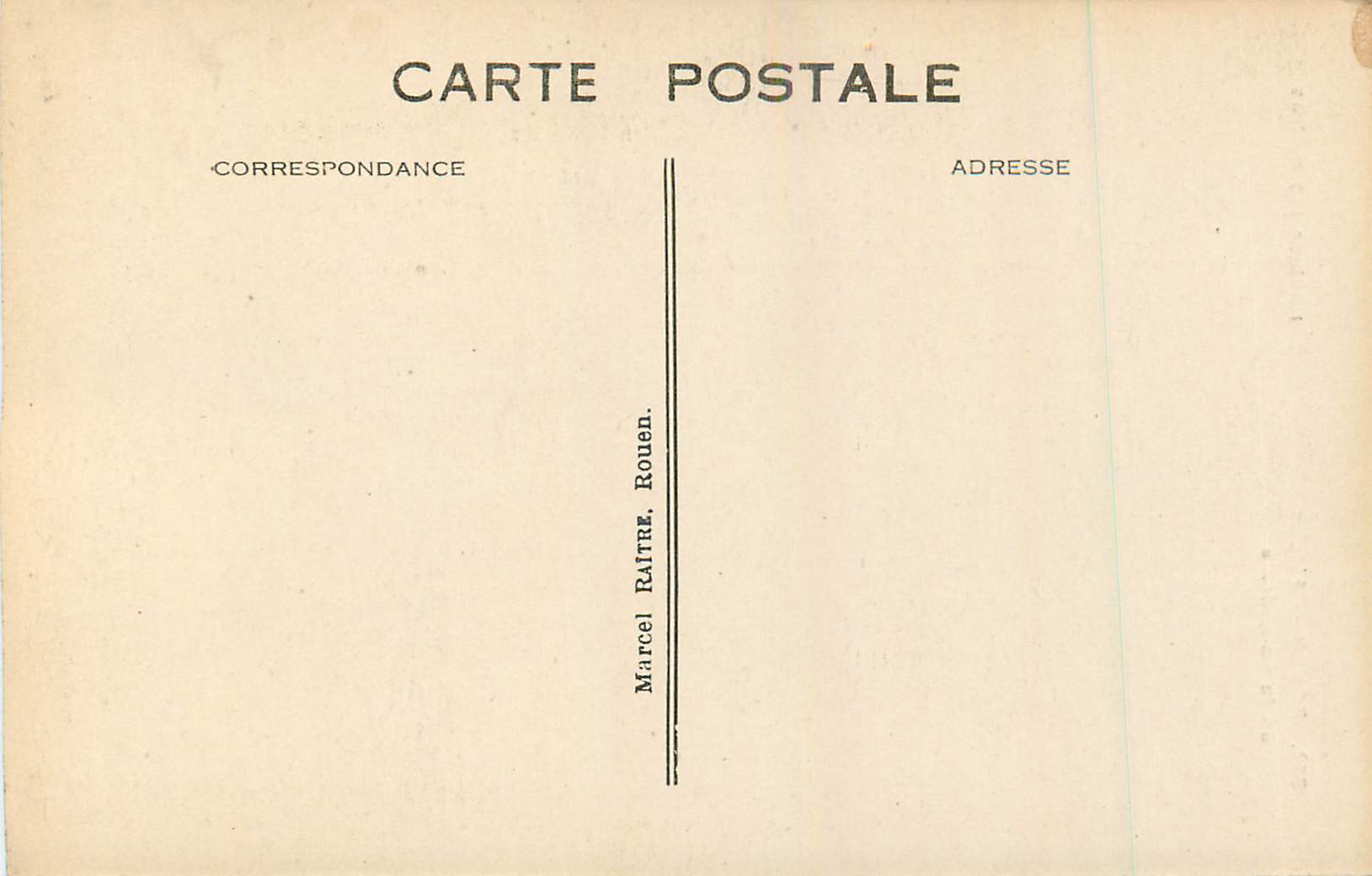 CPA Rouen Fleche de la Cathedrale  — Verso