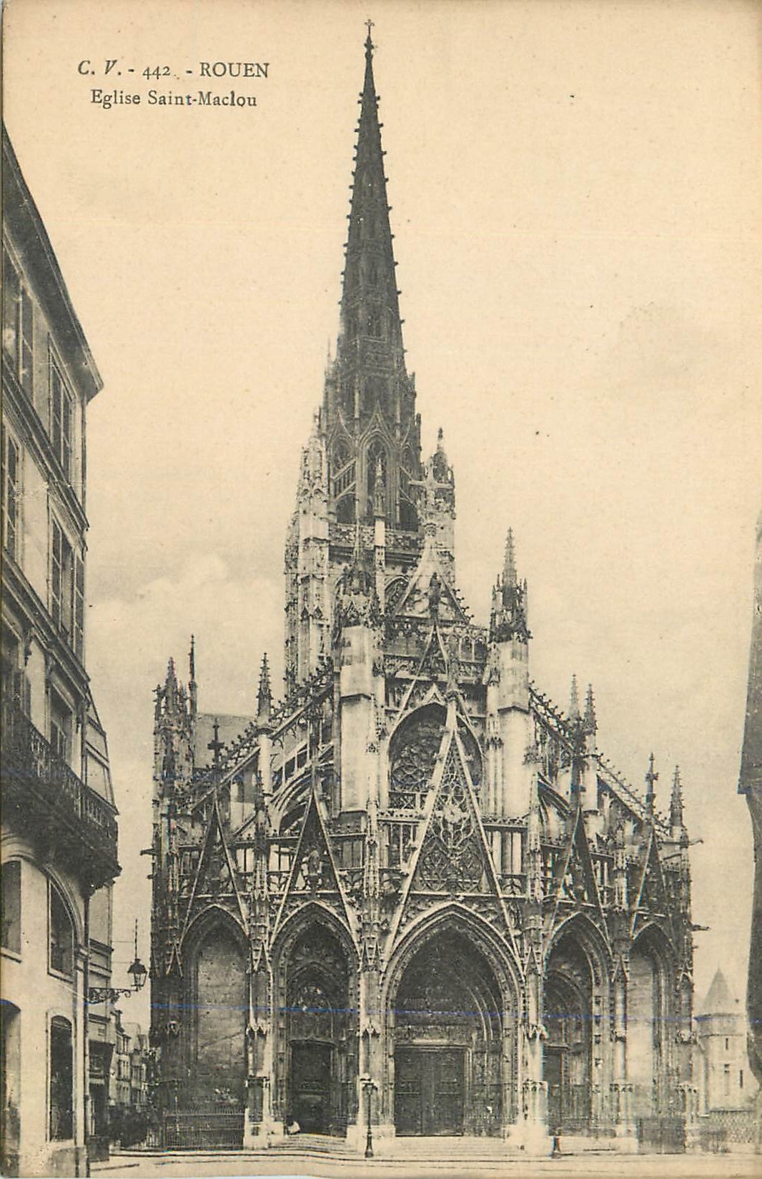 CPA Rouen Eglise Saint Maclou 