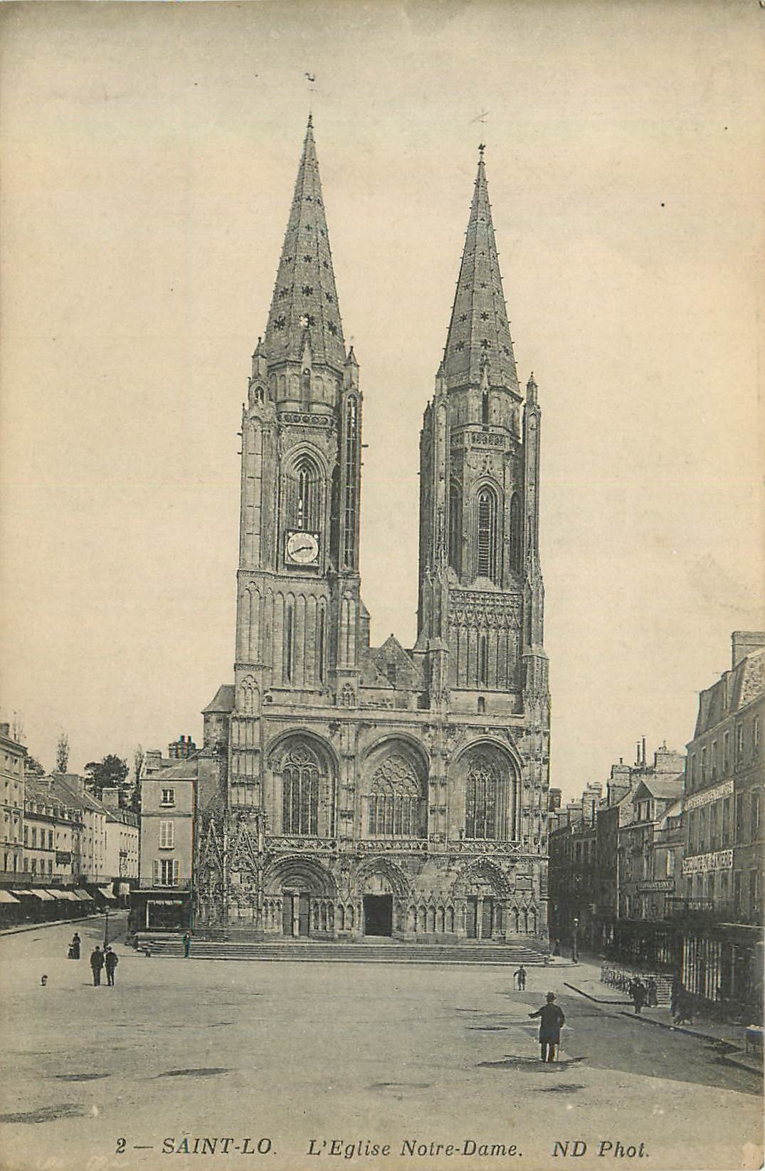 CPA Saint Lo L Eglise Notre Dame 