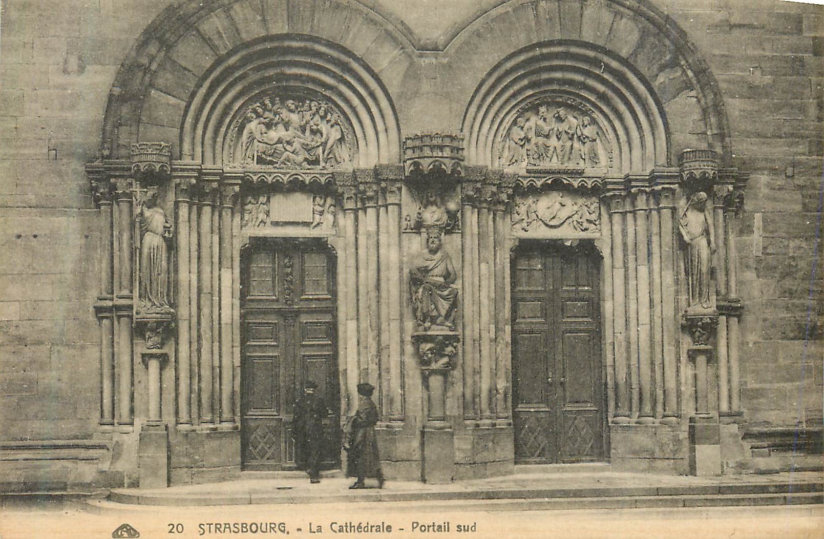 CPA Strasbourg La Cathedrale Portail sud 