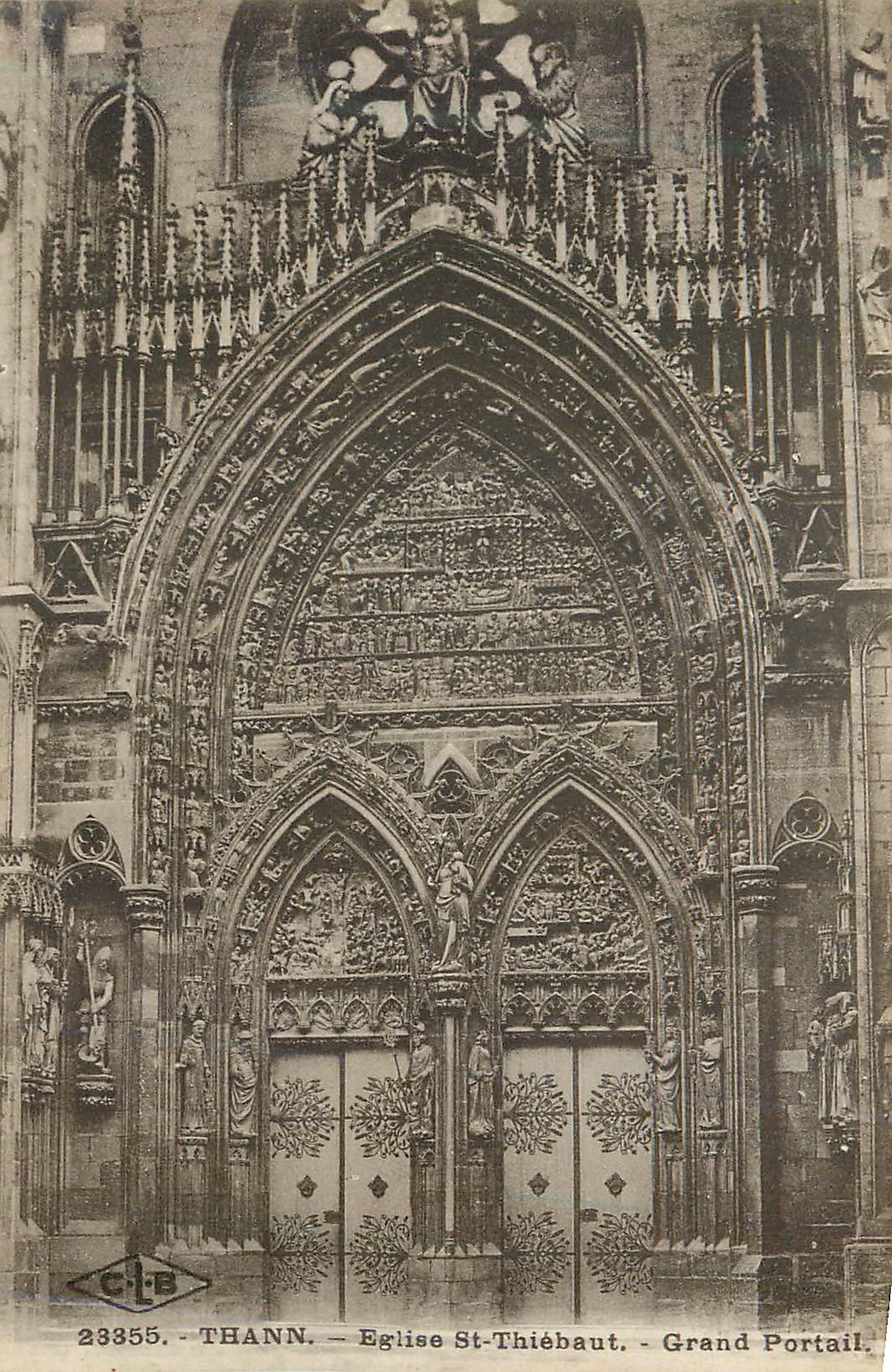 CPA Thann Eglise Saint Thiebaut Grand Portail 