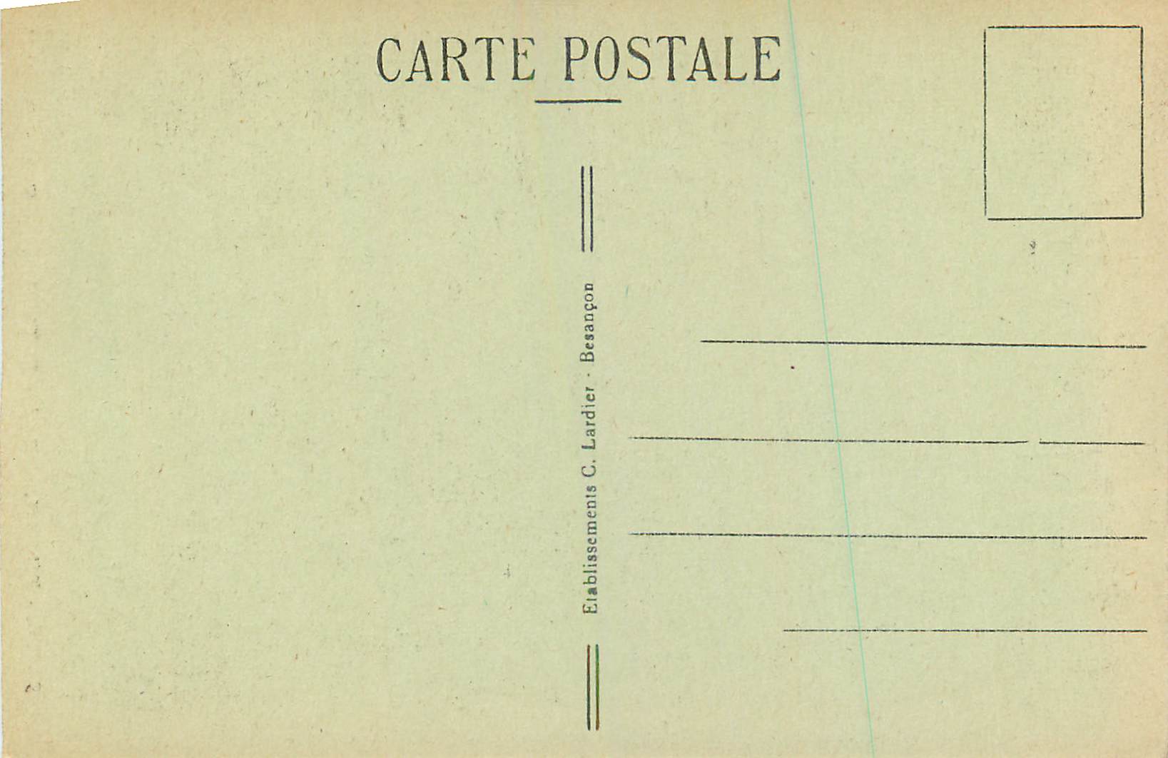 CPA Thann Eglise Saint Thiebaut Grand Portail  — Rückseite