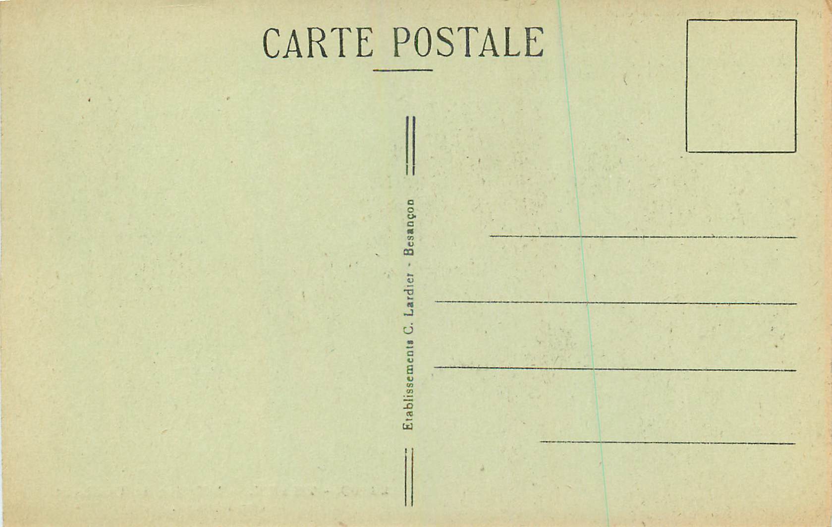 CPA Thann L Eglise St Thiebaut Les Stalles  — Rückseite