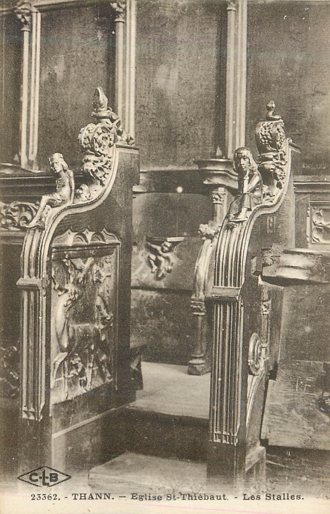CPA Thann Eglise St Thiebaut Les Stalles 
