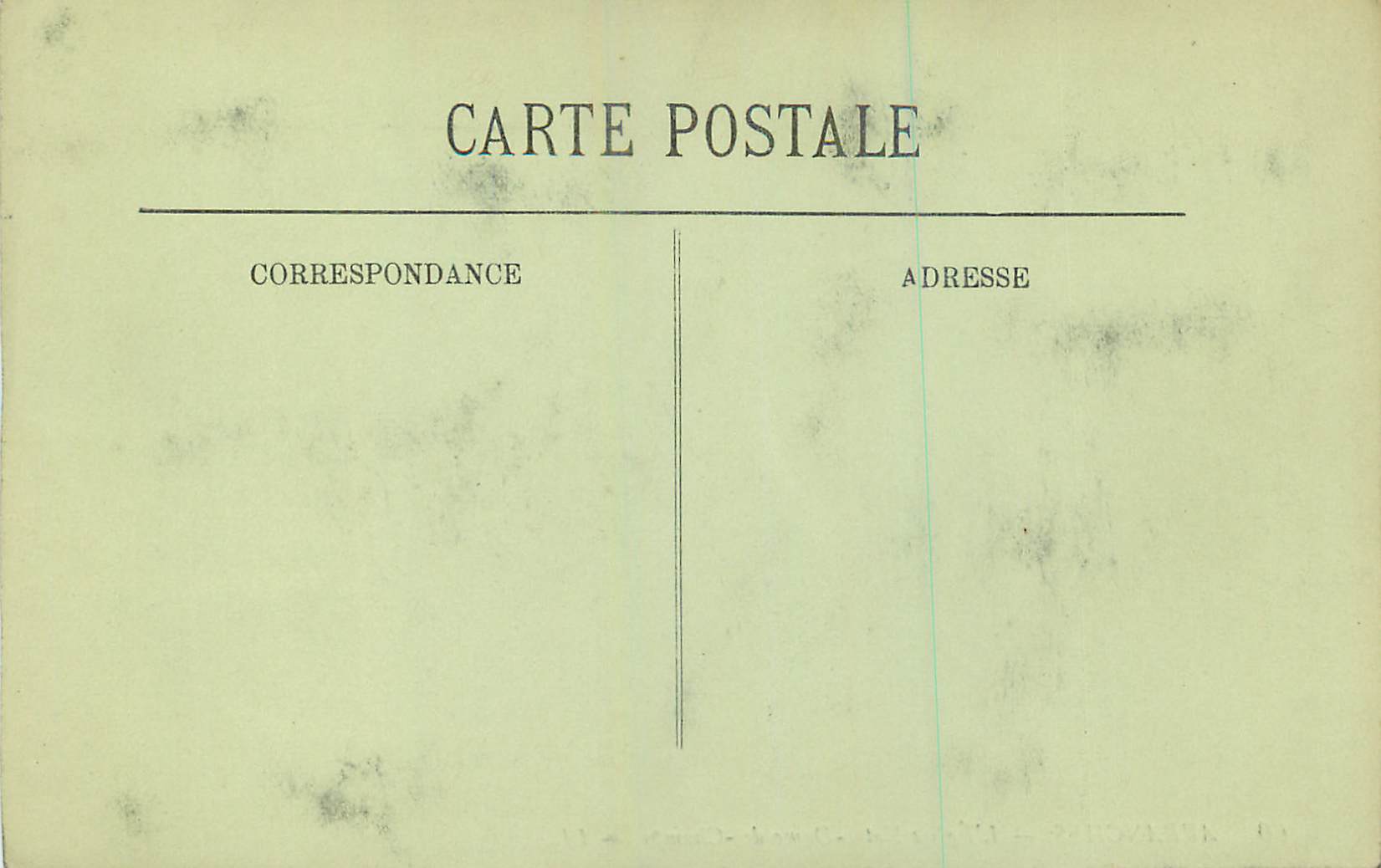 CPA Avranches L Eglise Notre Dame des Champs  — Verso