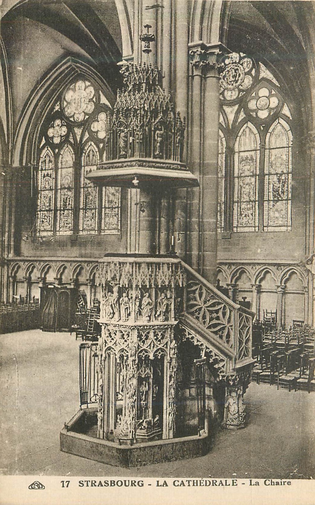 CPA Strasbourg La Cathedrale La Chaire 