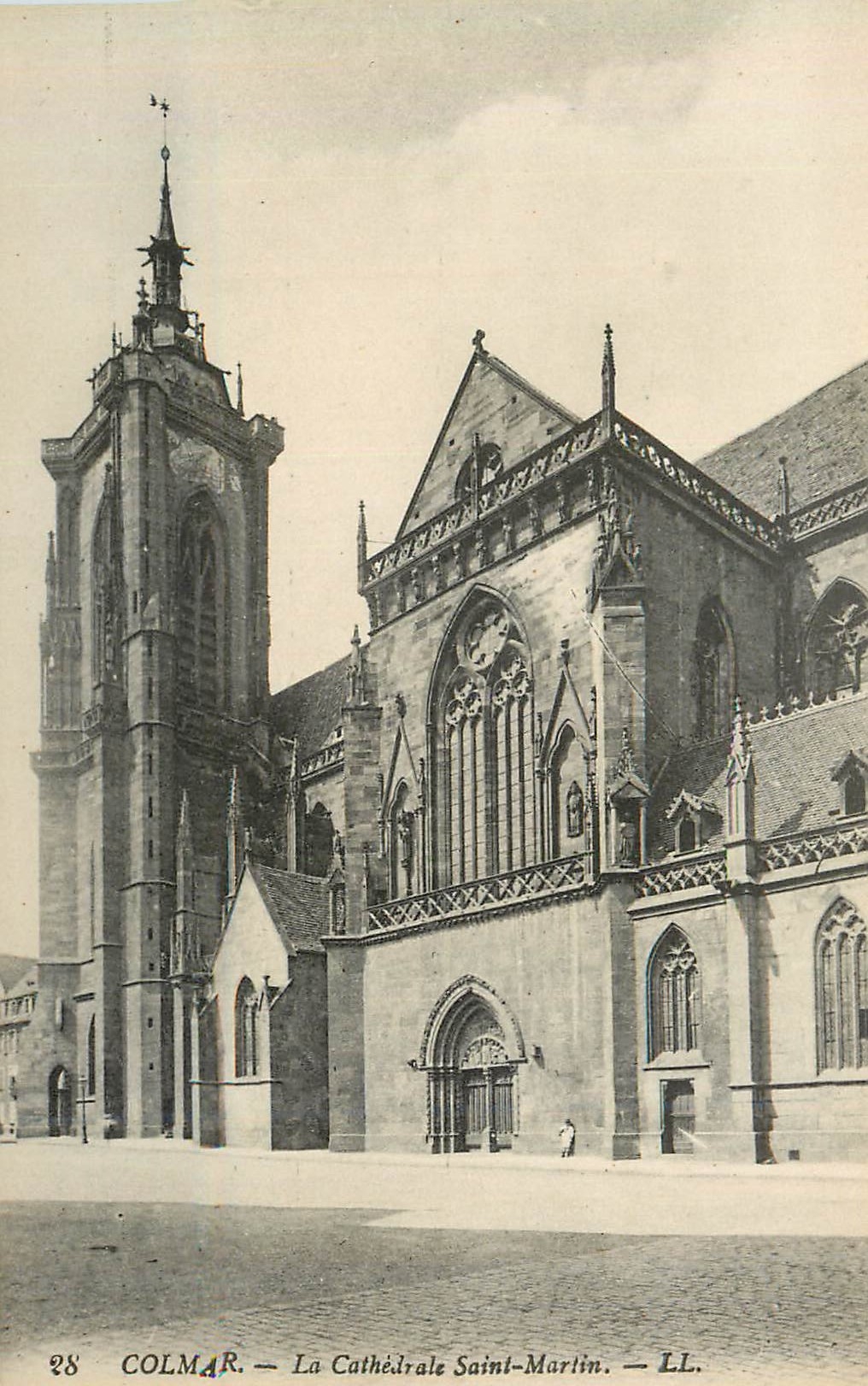 CPA Colmar La Cathedrale Saint Martin 