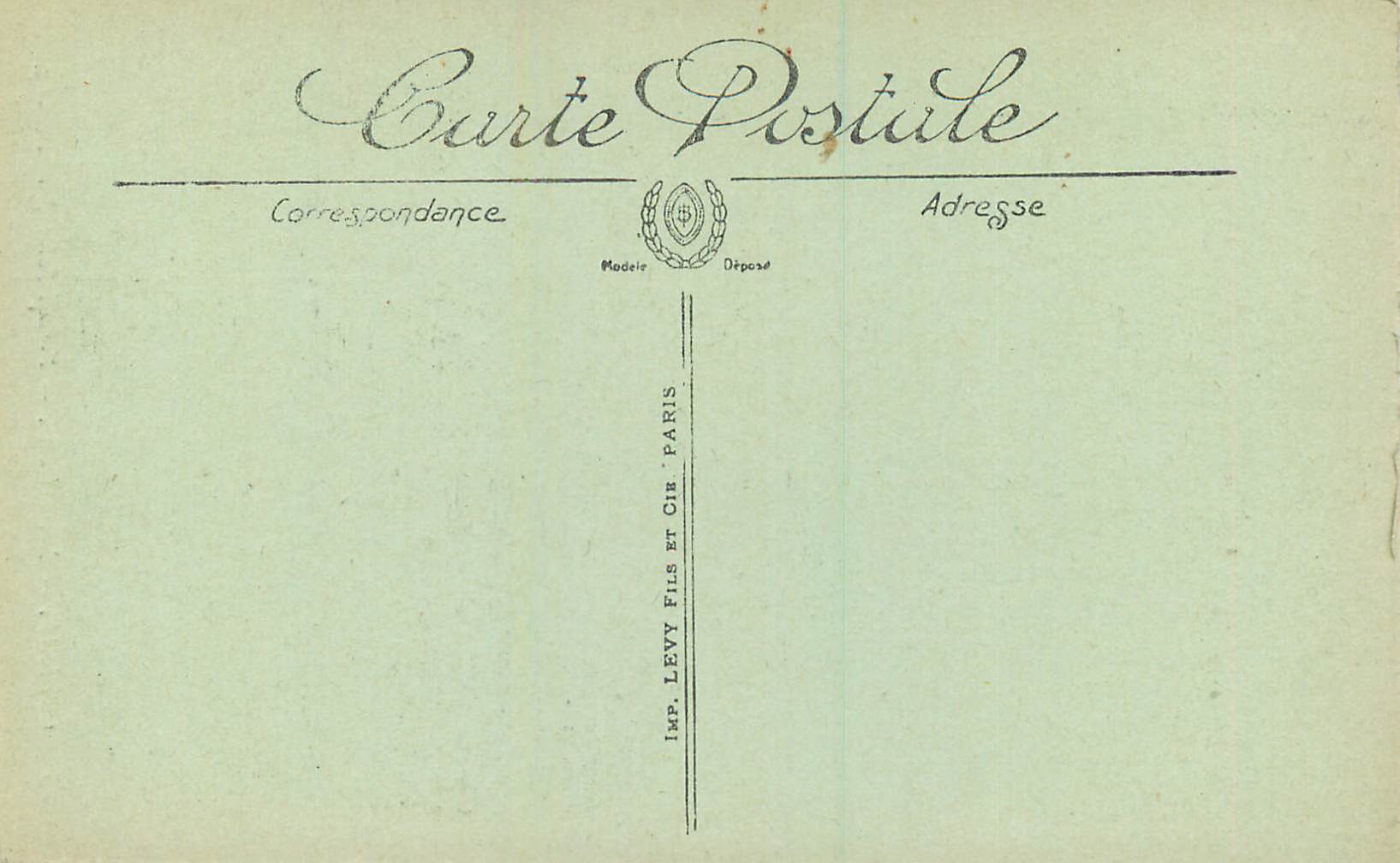 CPA Colmar Notre Dame Portail Saint Nicolas  — Rückseite