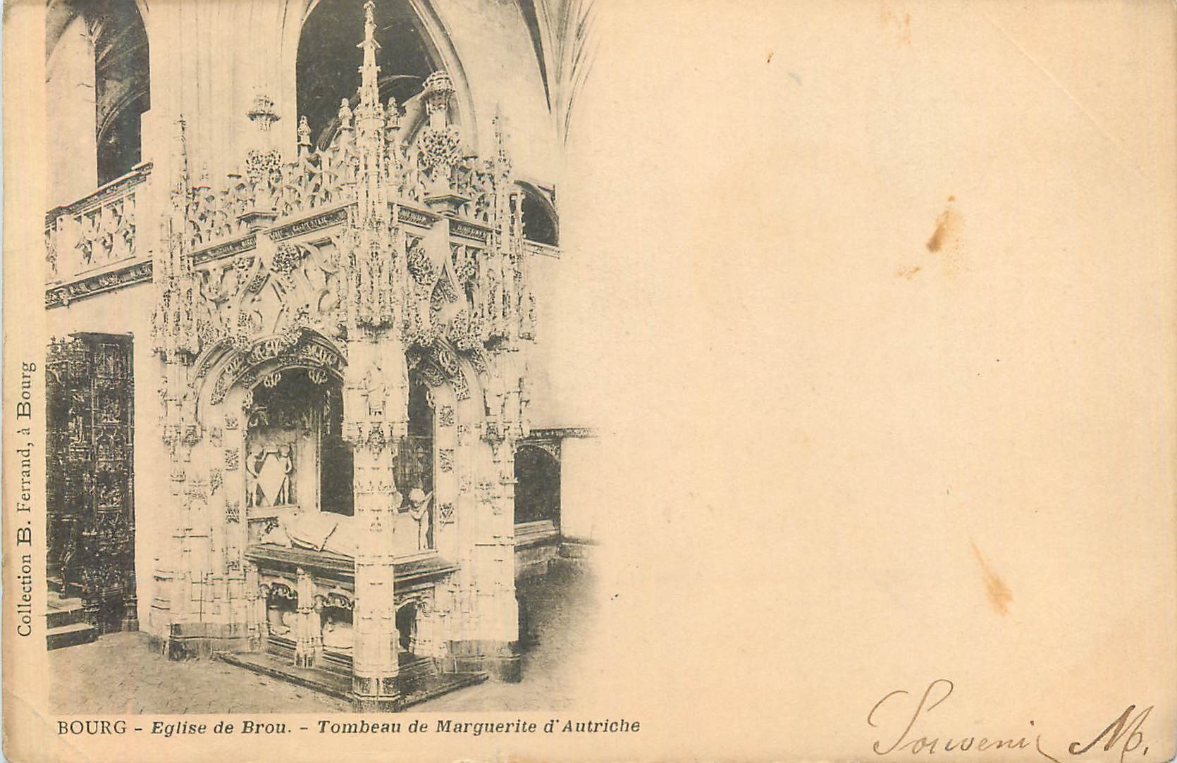 Bourg - Église de Brou - Tombeau de Marguerite d'Autrèche — Collection B. Ferrand, à Bourg