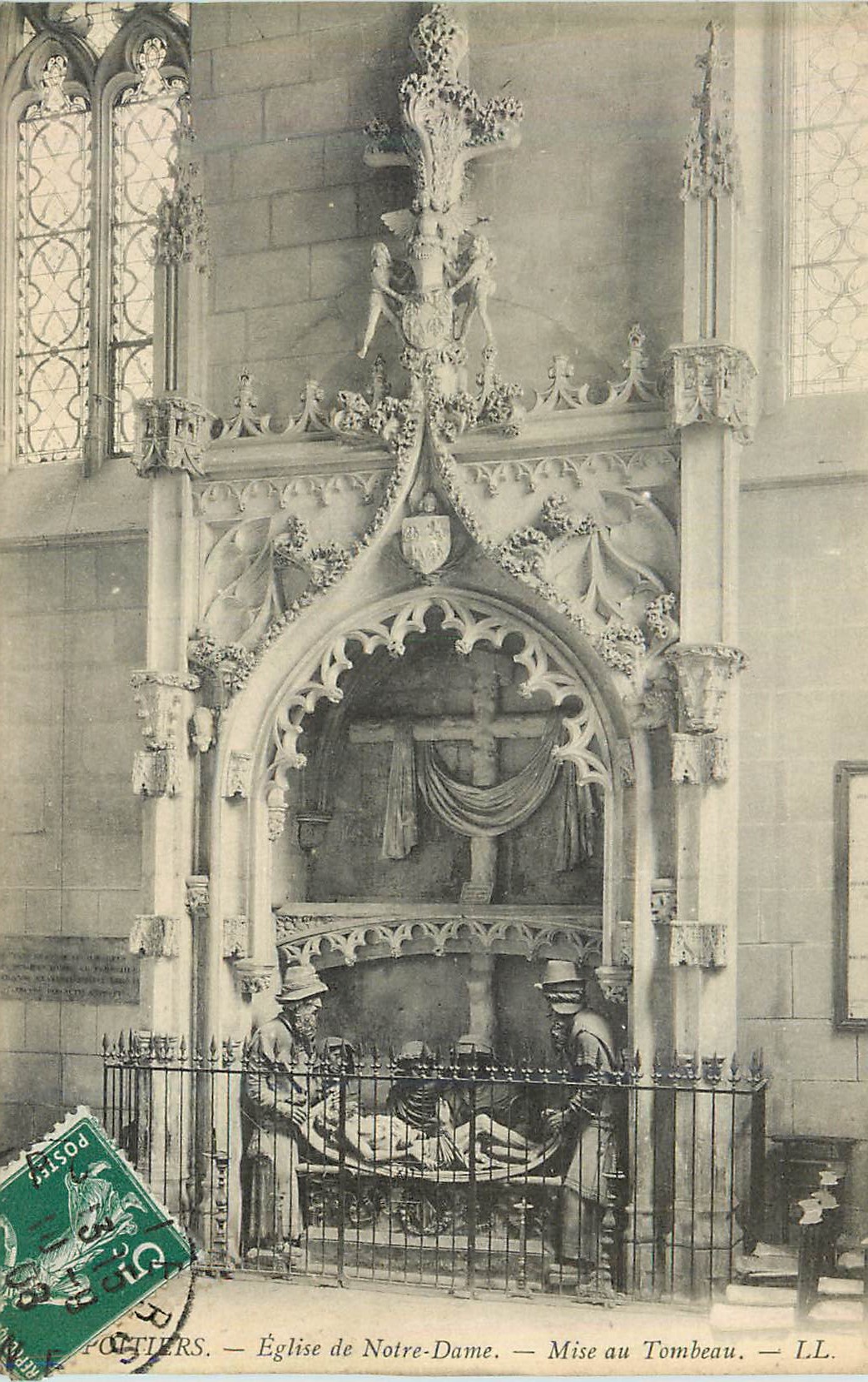 Poitiers — Église de Notre-Dame — Mise au Tombeau — LL.