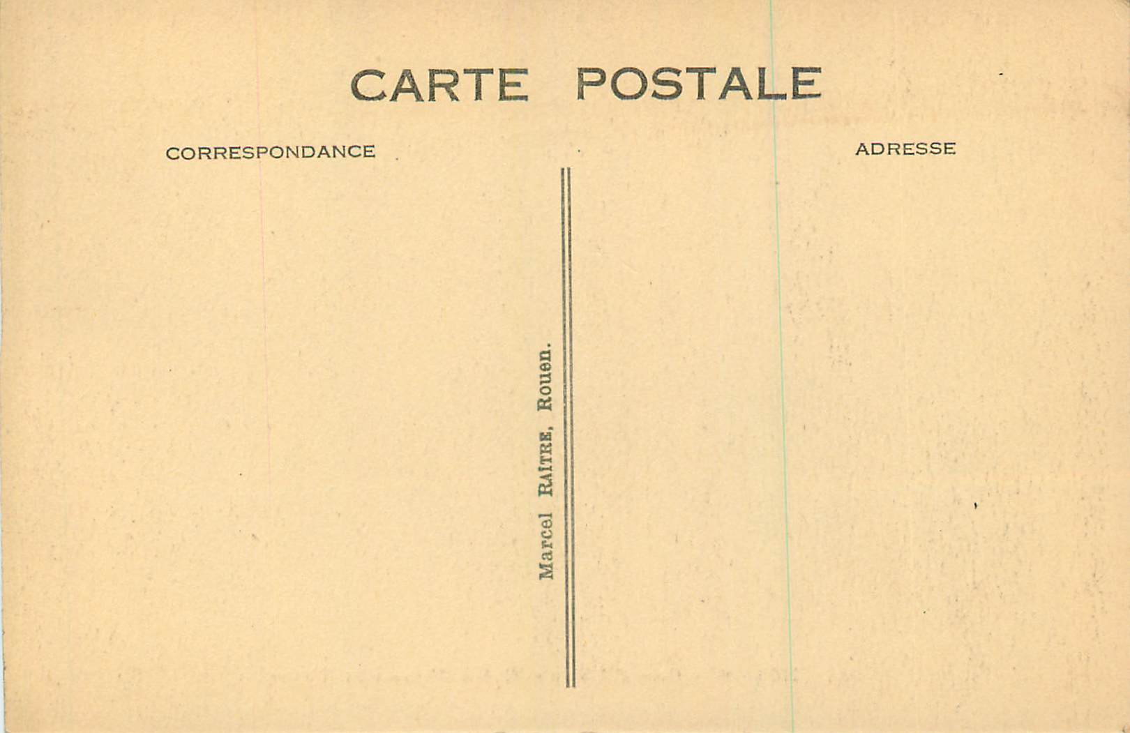 CPA Rouen Cour d Albane Vieille maisons  — Verso